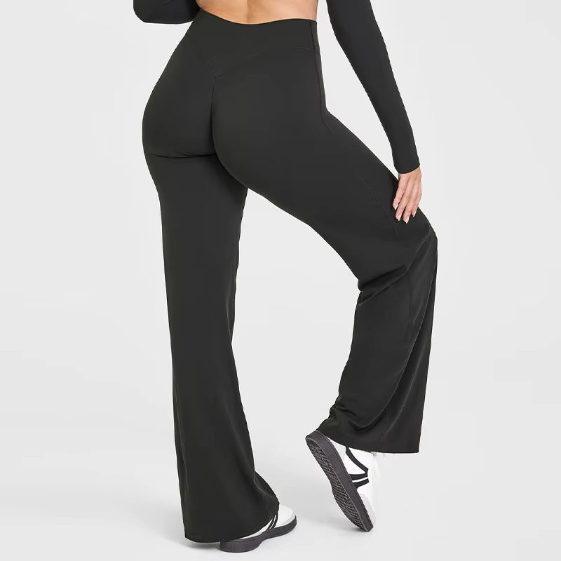 NCLAGEN Straight-Leg Yoga Pants with a Bare-Skin Feel